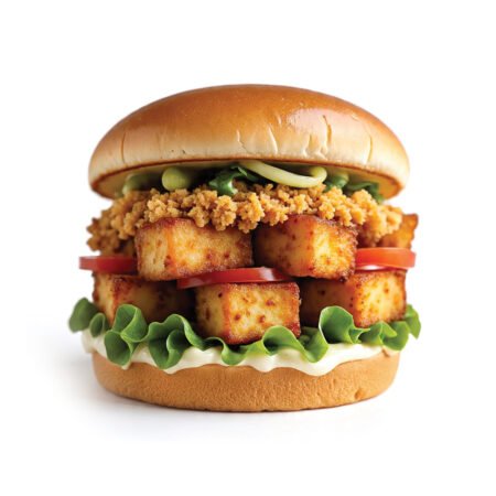 Crunchy Paneer Burger