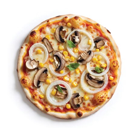 Onion + Corn + Mushroom Pizza