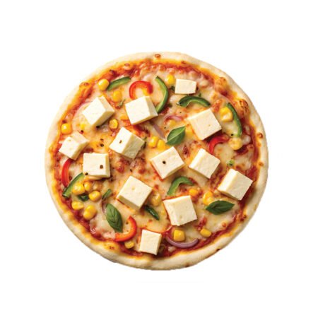Paneer + Sweet Corn + Capsicum Pizza