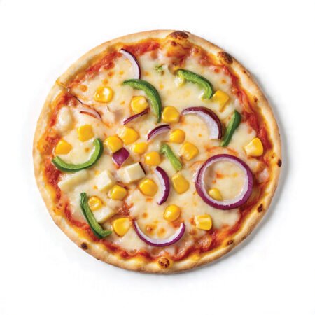 Sweet Corn + Onion + Capsicum Pizza